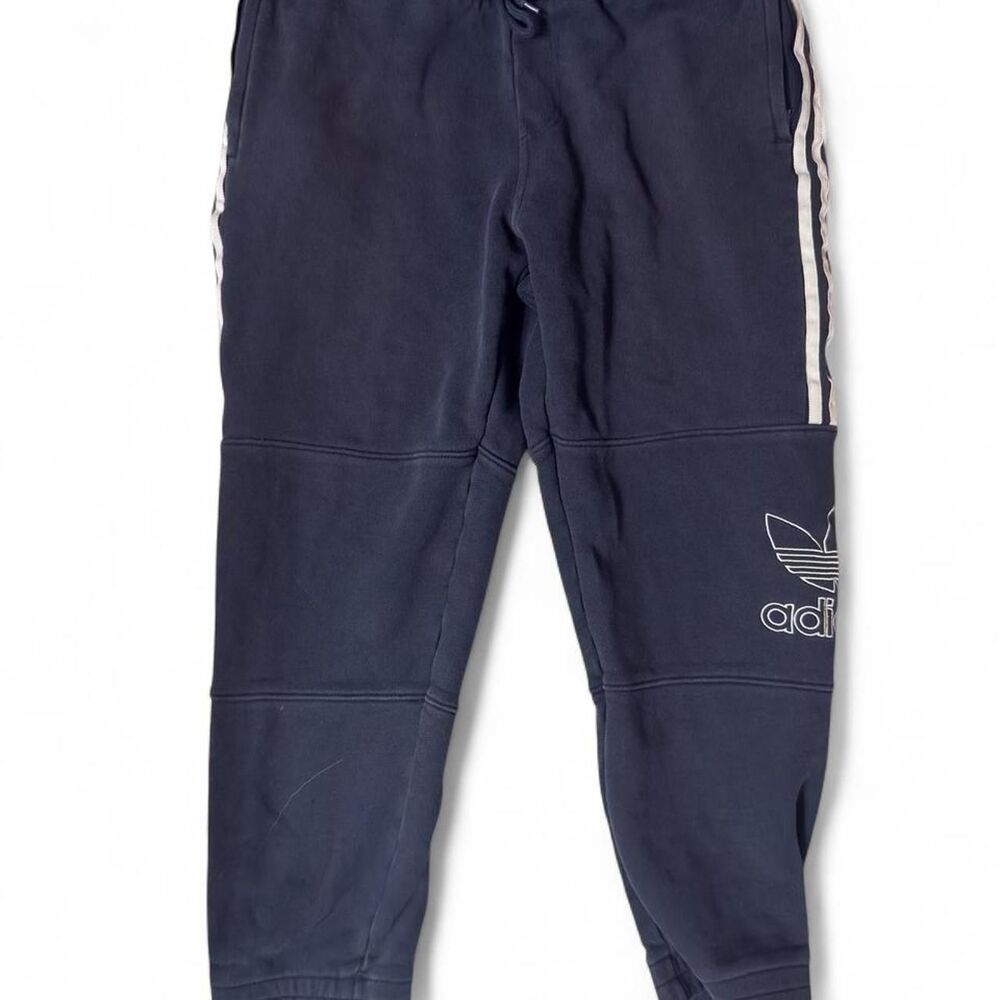 Adidas Men's Navy and Blue Joggers-tracksuits